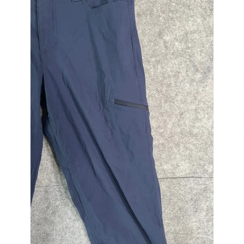Eddie Bauer First Ascent Guide Capri Pants Navy Blue Hiking Outdoor Womens 6 - Picture 2 of 10